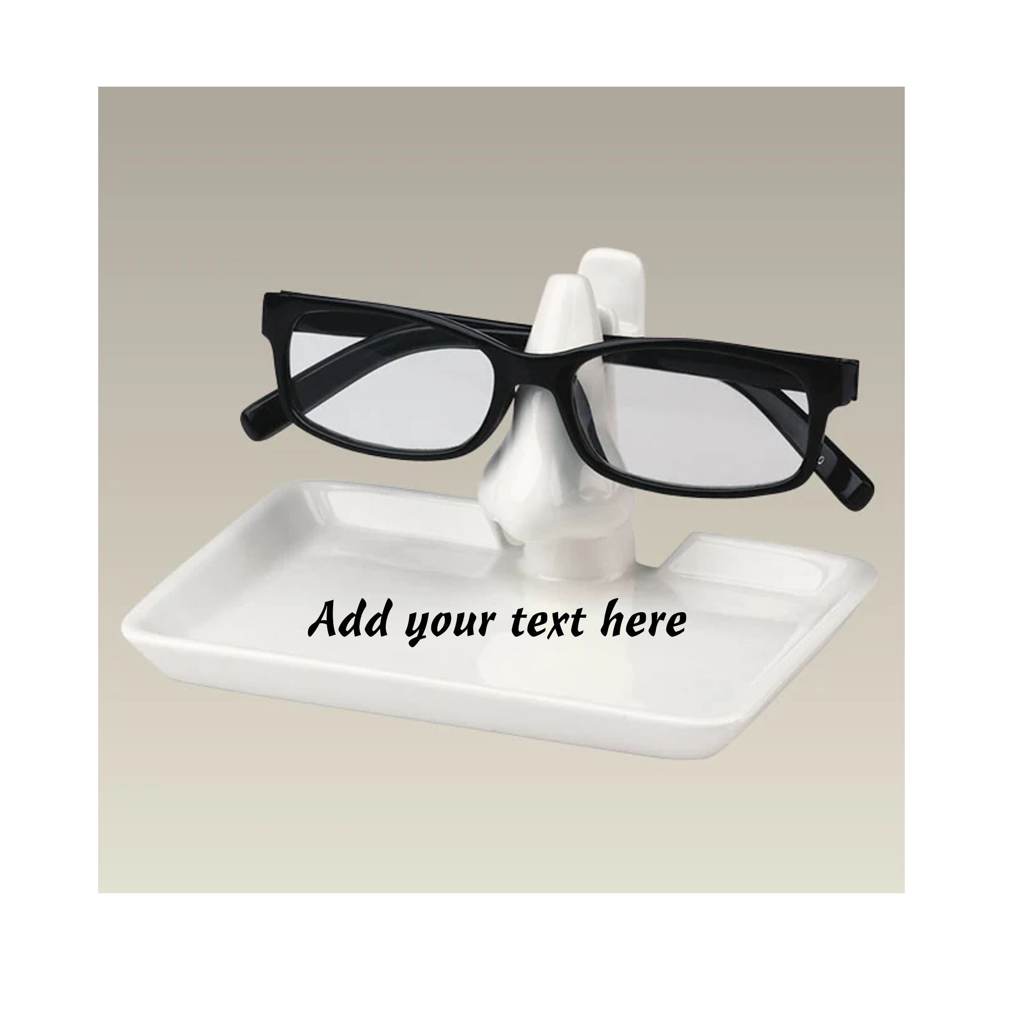 Personalized Eyeglass Holder with Tray - Design Your Own