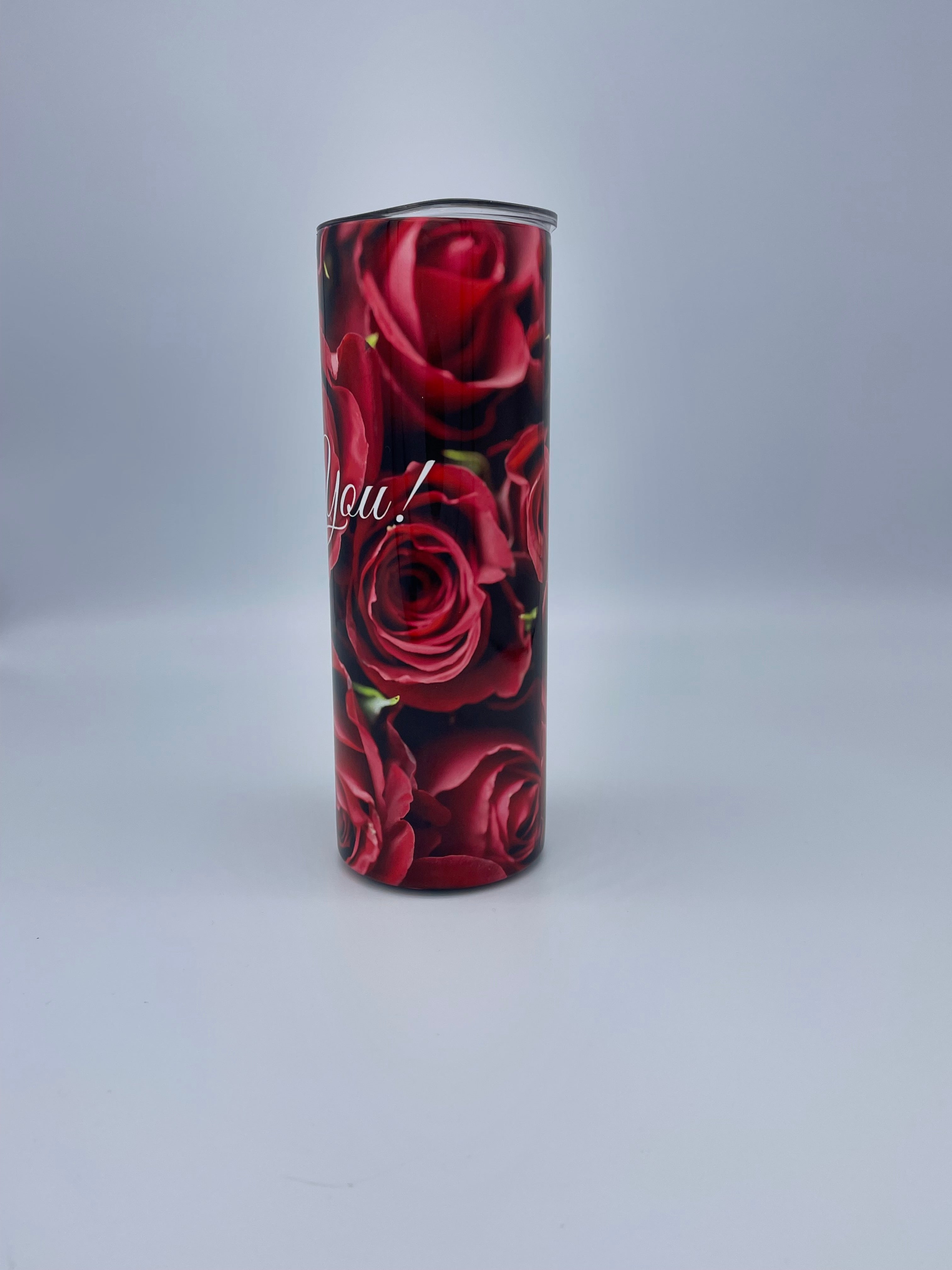 20 oz Travel Mug - I Love You with Roses Wrap