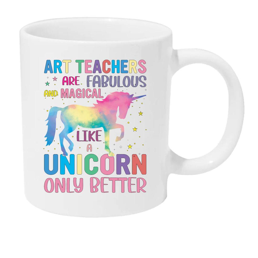 Art Teachers Color the World - Inspirational Coffee Mug