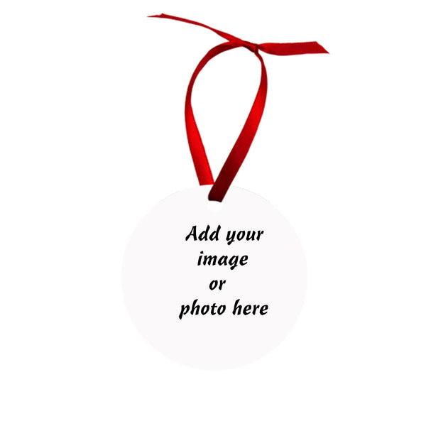 Custom Photo Ornament - Circle Shaped, Double Sided