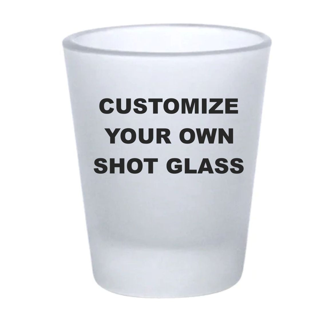 Personalized Frosted Shot Glass - Design Your Own