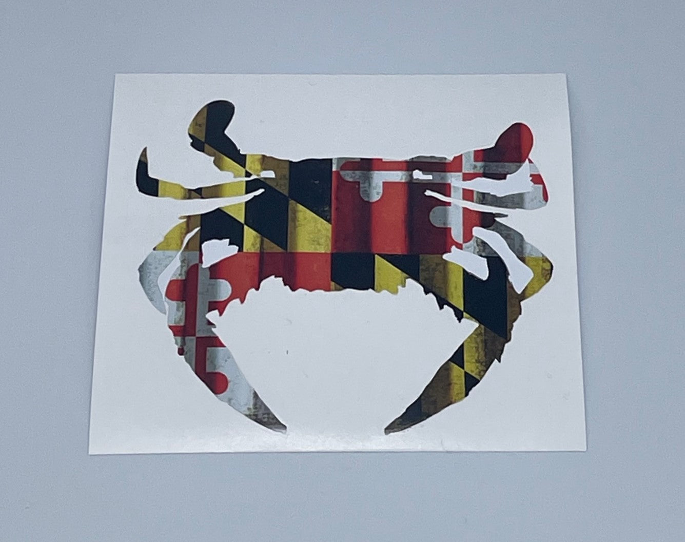 Maryland Flag Crab Decal - Celebrate Maryland Pride