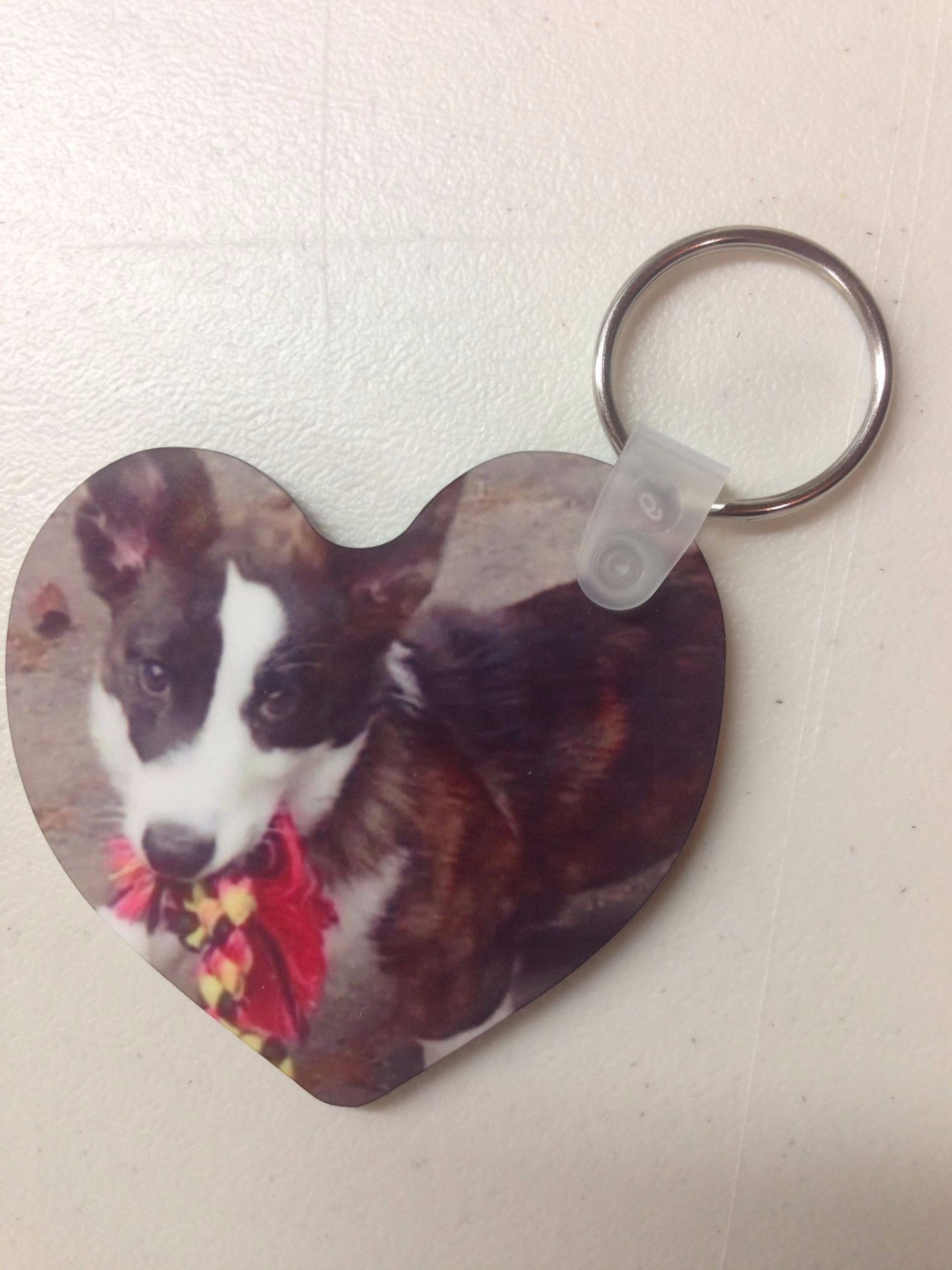 Personalized Heart Shaped Photo Keychain Double Sided The Fun Gift