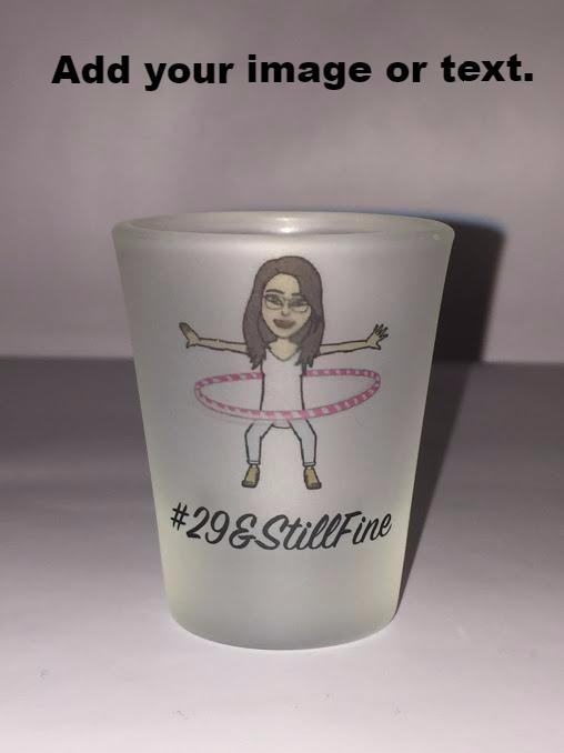 Personalized Frosted Shot Glass - Design Your Own