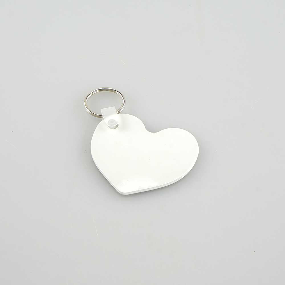 Personalized Heart Shaped Photo Keychain - Double Sided